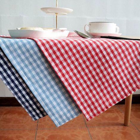 Torchon Cuisine (Set de 3) - 40x60 cm - Torchon à Carreaux Design Retro - pour Sécher la Vaisselle et Les Mains - Multicolore (1/4)