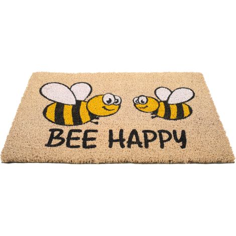 Paillasson Coco Bee Happy abeilles  Cuba