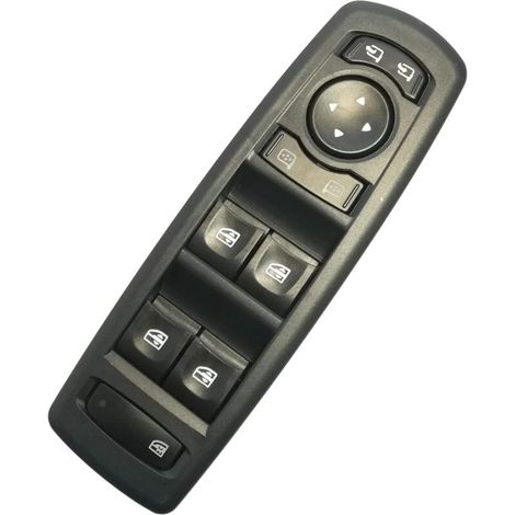 Interrupteur Lève-vitre Compatible avec Renault Mégane Laguna Fluence - Porte Avant Gauche (côté conducteur) - 254000015R - Commande Vitre - Bouton Lève-vitre - Position Rétroviseur (1/5)