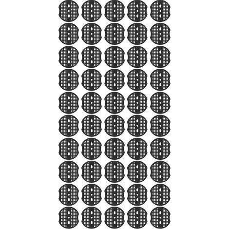 Joints d'étanchéité pour piquets de jardin, joints en plastique pour aménagement paysager, coussinets pour piquets de jardin avec barrière anti-mauvaises herbes, pour une meilleure stabilité (50 pièce (1/5)