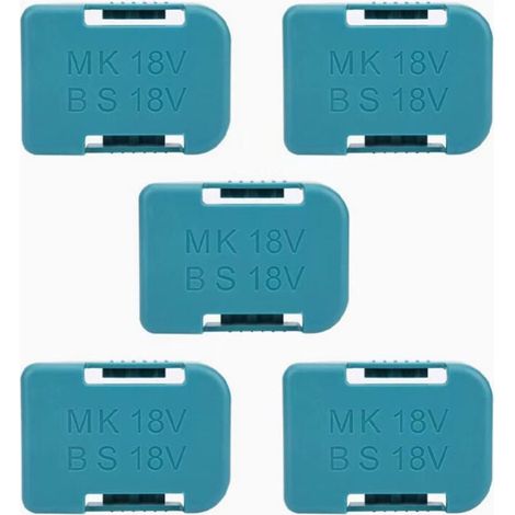 Lot De 5 Supports De Batterie Pour Batterie Makita 18 V, Également Pour Support De Batterie Bosch 18 V (1/2)