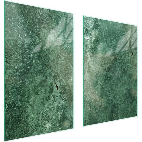 PIASTRA PROTETTIVA IN VETRO PER CUCINA 65x52 TURCHESE (1/5)
