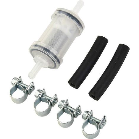 Filtre à carburant diesel avec tuyau et clip - Pièces détachées pour chauffage de stationnement Webasto Eberspacher et automobiles - Filtres - Pièces d'usure (1/5)