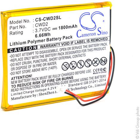 NX - Batterie MP3/MP4/Multimédia 3.7V 1800mAh - 0