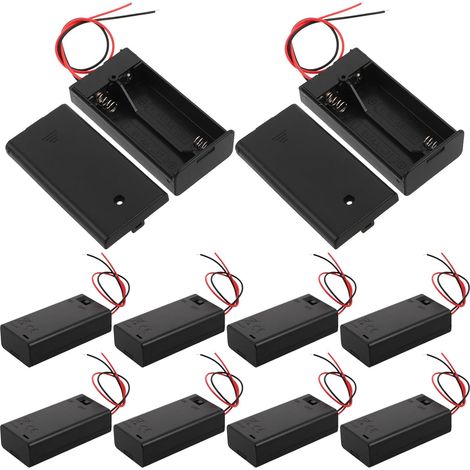 Batteriefach für 10 AA Batterien Schützt Batterien vor