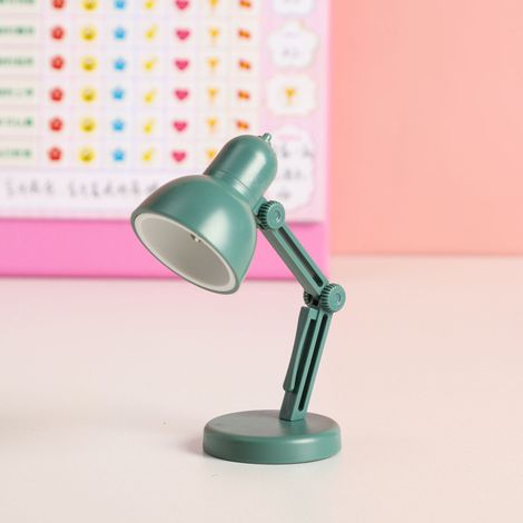 Lampe de bureau LED magnétique pliable (verte), veilleuse à pince, respectueuse des yeux (1/5)