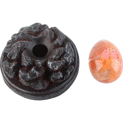Œufs de Dragon Lumineux en Résine Lave - Collection Ornement Maison Saurs