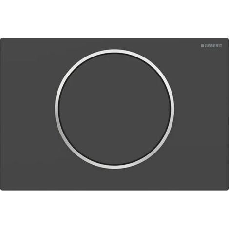 Placca Geberit Sigma10 Round Nero opaco / Lucidato  115.758.14.5 Nero Opaco