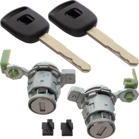 Set di 2 inserti per serratura porta anteriore sinistra + destra per Honda Civic VIII 01-05. (1/5)