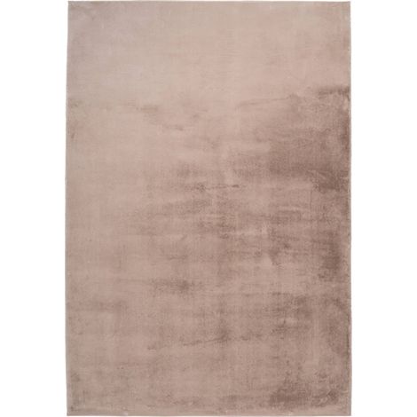 Tapis taupe doux à poils courts pour intérieur - 150 x 80 cm (1/5)