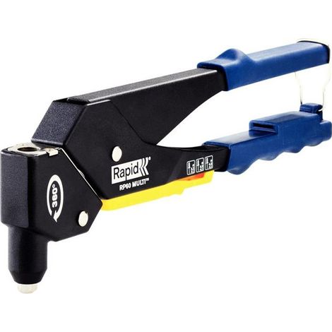 Rapid Blind Rivet Tool RP60 Multi-Case for Aluminum Rivets in 3.2mm, 4.0mm, and 4.8mm Sizes