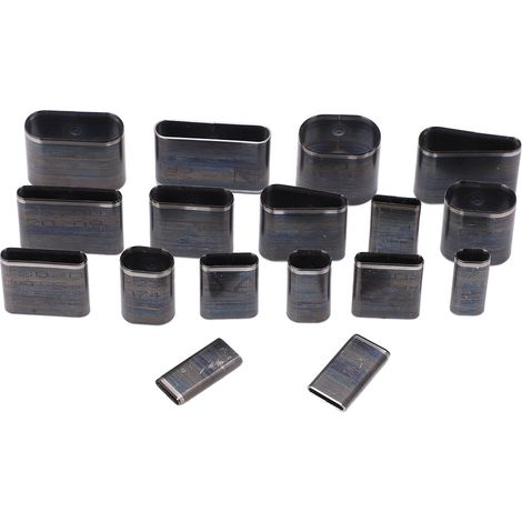 Kit de découpe de 17 matrices ovales pour cuir, emporte-pièces creux durables à 1 trou. (1/5)