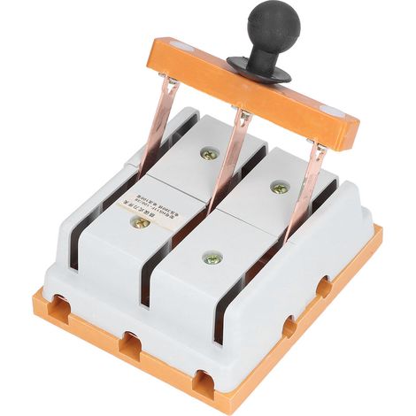 Interrupteur à couteau 380 V 100 A, inverseur tripolaire, interrupteur électrique ignifugé (1/5)