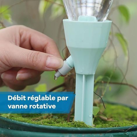 Tropfbewässerungsset für Pflanzen – Automatisches Bewässerungssystem für Garten-, Gemüsegarten- und Zimmerpflanzen – Wirtschaftlich und ökologisch – Einfach zu installieren und zu bedienen. (1/4)