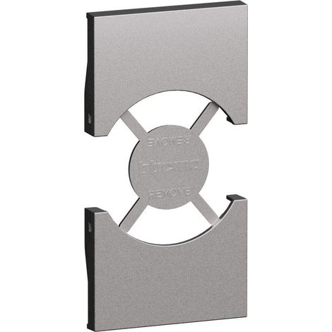 BTICINO KS03 - Cover Living Now 2 Modulo Steel Cover Presa Standard P40