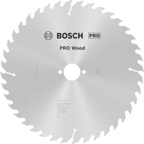 Bosch PRO Wood Kreissägeblatt, 254 x 2,8 x 30 mm, T60
