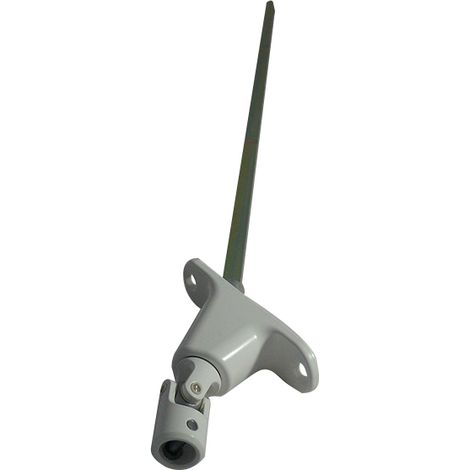 ZURFLUH-FELLER Sortie De Caisson 90° Entree Ø12 Sortie C8 Lg500 - Blanc (embase Etroite) (1/4)