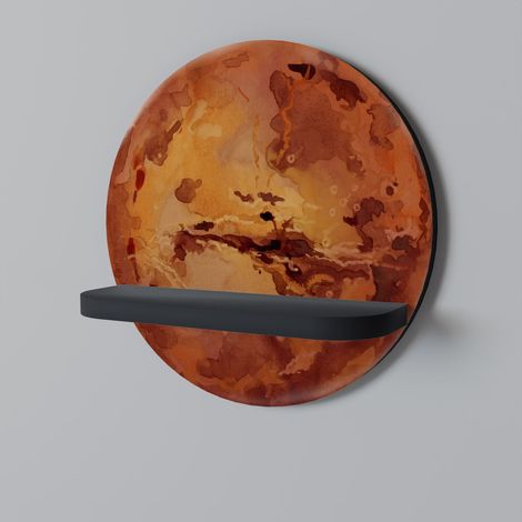 MARS TREAD Rundes Regal Schwarz (1/5)
