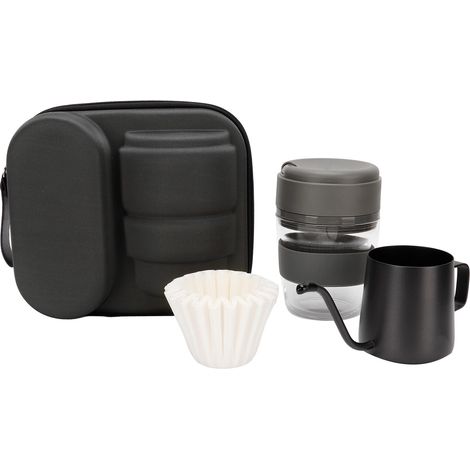 Reise-Kaffeemaschine mit Tasse für Filterkaffee – Grau (1/5)