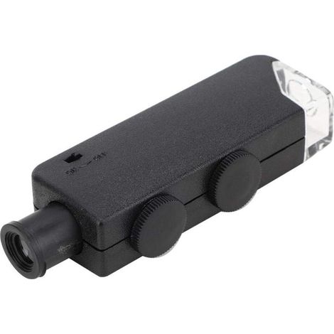 Loupe de microscope portable à éclairage LED réglable 60-100X (1/5)