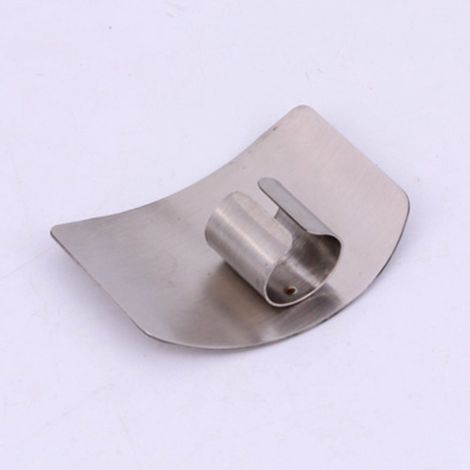 Couteau de cuisine lame de sécurité en acier inoxydable, protecteur de doigts pour trancher, hacher et couper, outil pratique de protection des mains. (1/5)