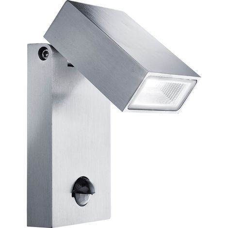 Applique Moderna Metro Alluminio Cromo Vetro Led 10W 4000K (1/4)