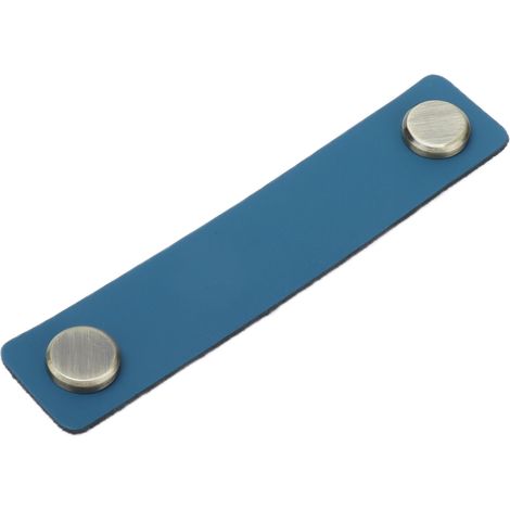 Poignées de tiroir en simili cuir résistantes à l'usure, style européen moderne et élégant, couleur bleue (1/5)