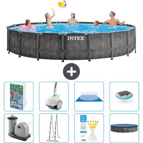 Intex Piscine Prism Frame Ronde - 549x122 cm - 9-pièces  S552