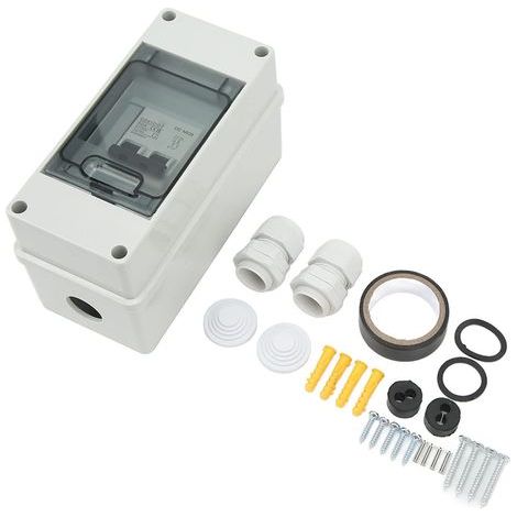 Miniatur-Gleichstrom-Leistungsschalter, großer 1000-V-Gleichstrom-Isolatordrahtraum mit transparenter Abdeckung für Wohnmobile (1/5)