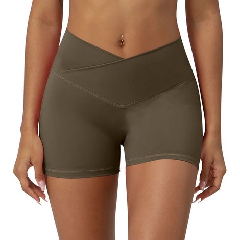 Biker Shorts - High Waist - Tummy Control - For Gym Running Yoga - Stretchy Breathable Fabric - Women - 1 Piece (1/5)