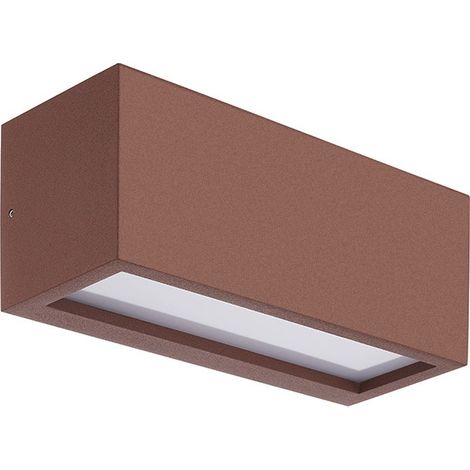 Applique murale exterieure e27 corten aluminium ip65 - mantra utah 224682573 224682573 (1/3)