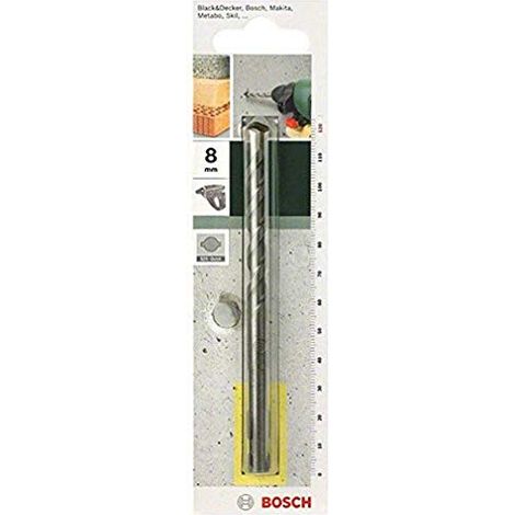 Bosch Home and Garden Concrete Drill Bit Sds-Quick, nero, 8x75x120 (1/4)