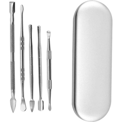 Outil De Sculpture En Cire - 10 Pièces Double Extrémité En Acier Inoxydable - Pour Bijouterie Modélisme Argile Polymère Et Art Des Ongles - Lot Complet (1/5)