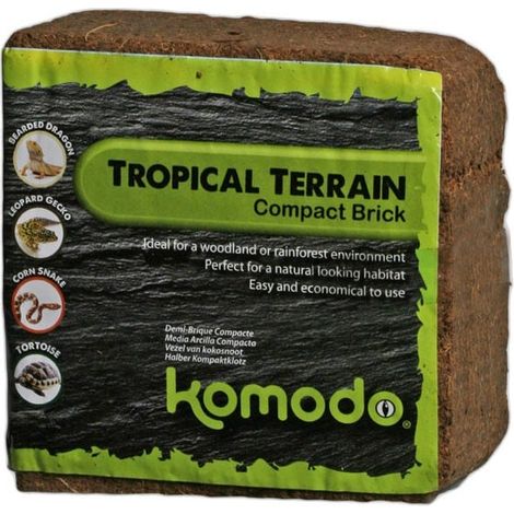 Ladrillo para terreno tropical Komodo M - sustrato de fibra de coco 4l (1/4)