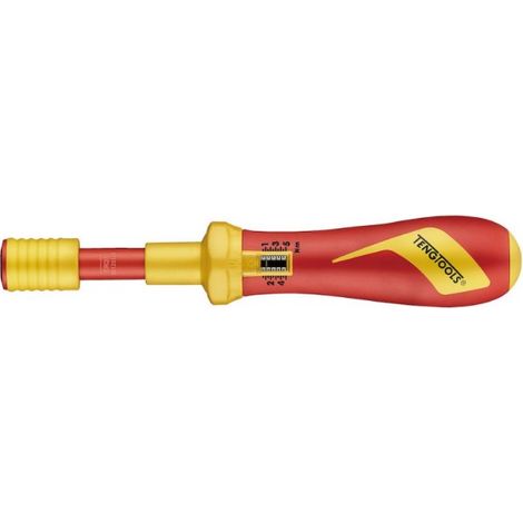 Tournevis dynamométrique isolé 1/4 1-5Nm Teng Tools 1492TVSD