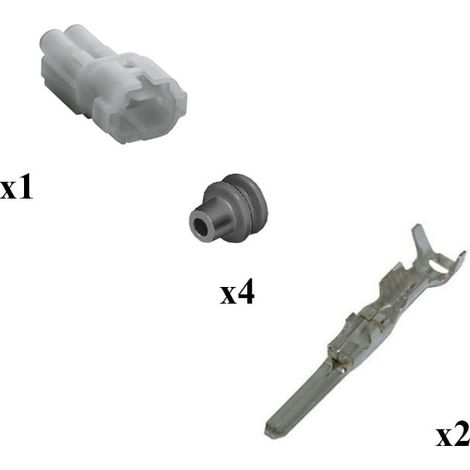 Kit Connettore HM Sealed Femmina 2 Vie Tipo A (1/4)