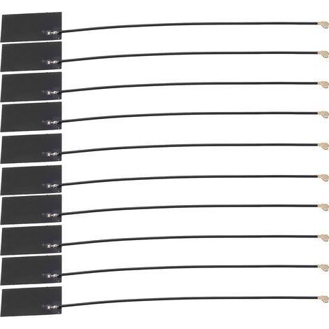 10 antennes internes FPC NZ-433-FPC-002, fréquence 423-443 MHz, interface IPEX, souple et flexible (1/5)