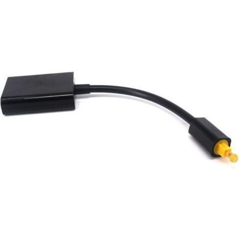 Câble Optique Audio Splitter 1 en 2 sorties Répartiteur de câble audio optique Toslink, Adaptateur fibre Optique,Convertisseur de fibre pour lecteur CD/DVD/TV numérique/PS3/X-Box360 (1/4)