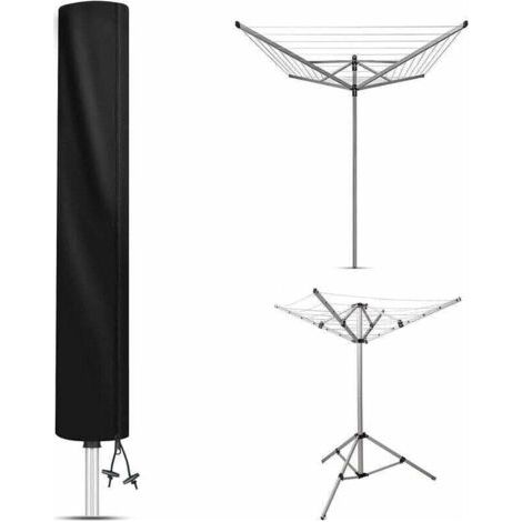 Housse de protection pour séchoir parapluie 160x15x15cm – Tissu oxford 420D imperméable – Résistante aux UV et déchirures – Cordon de serrage