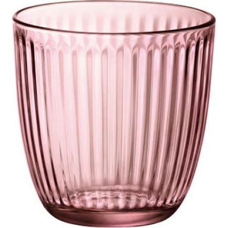 VASOS LINE ACQUA ROSA 29 CL LOTE 6 (1/2)