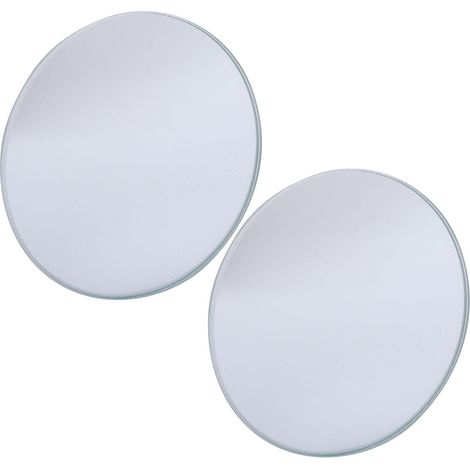 Round Wide Angle HD Glass Rearview Mirror for Trucks and SUVs, Improving Driving Safety (1/5)