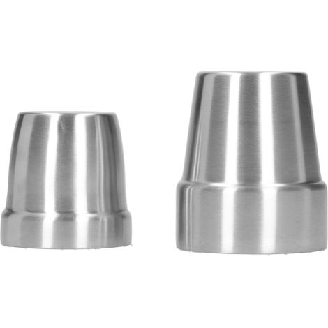 Set aus 2 doppelwandigen Edelstahlgläsern, 180 ml und 300 ml, Bier-, Kaffee- und Wasserbecher für Restaurants. (1/5)