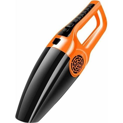 Aspirateur voiture DC 12V 120W 3600r/min, cyclonique wet/dry, portable, orange (1/4)