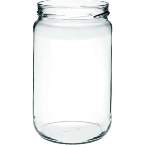 Barattolo In Vetro Senza Tappo 314 cc Bocca D63 mm - 24 Pz