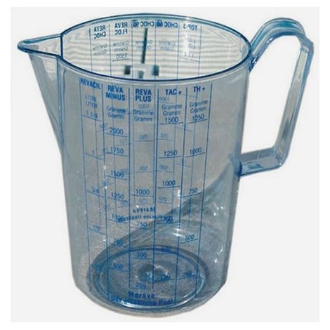 Mareva – Pichet doseur gradué 1,5L – Dosage précis pour entretien piscine et jacuzzi – Graduation gravée – 202011