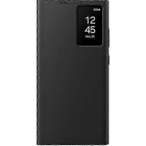 Étui portefeuille Smart View pour Galaxy S23 Ultra en noir