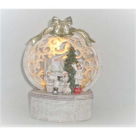 Decorazione natalizia luminosa con base 17 cm (1/2)