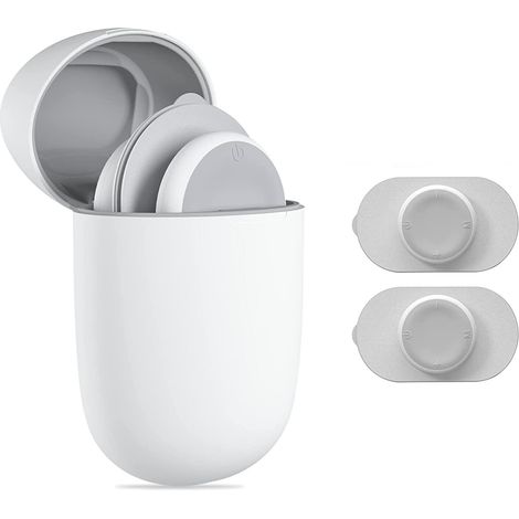 Massaggiatore elettrico per il collo, booster di massaggio automatico, elegante custodia di ricarica per massaggiatore tascabile, massaggiatore elettronico a impulsi ricaricabile con 6 modalità. (1/5)
