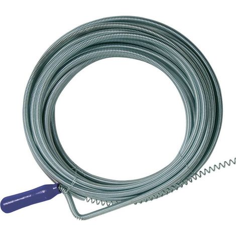 Furet a ressort 10m x 9mm pour deboucher les canalisations