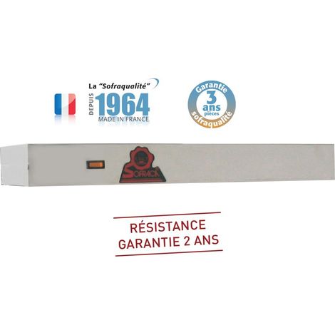 Rampe chauffante infrarouge sans régulateur - L 920 mm - Sofraca